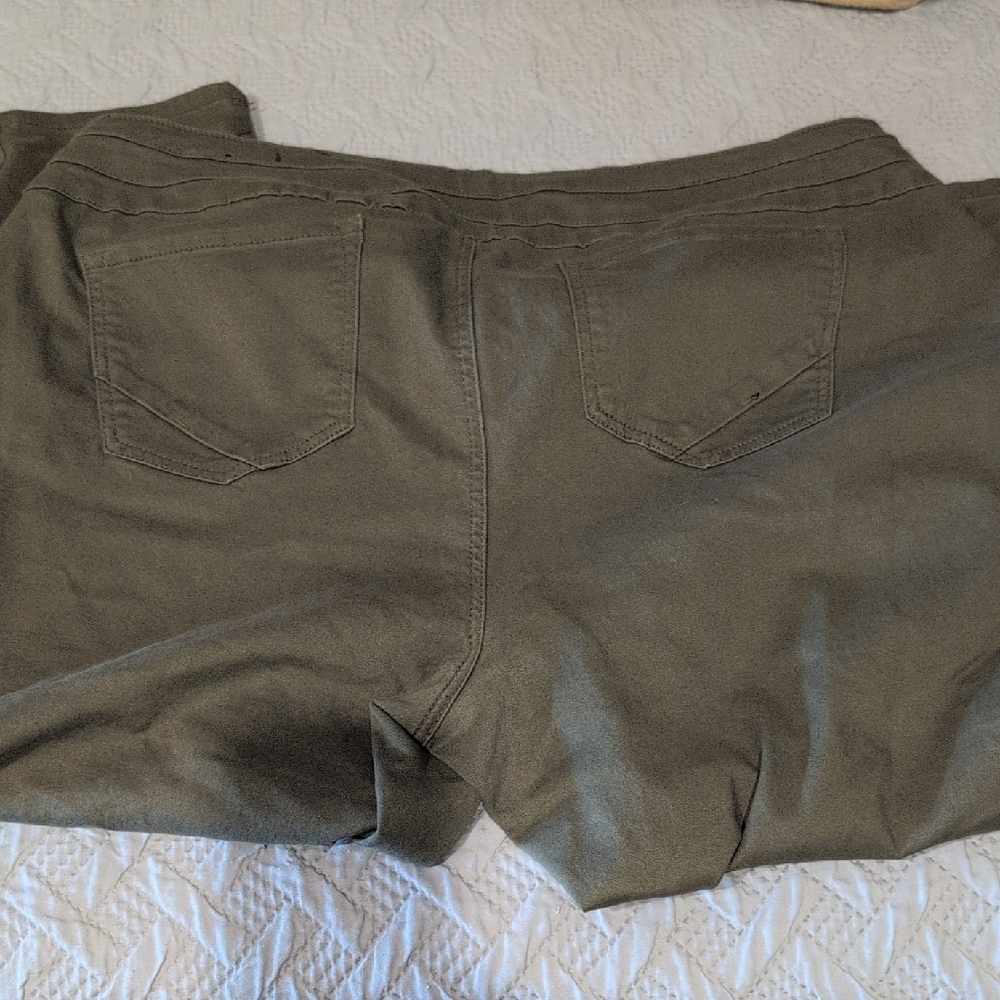 d. jeans Olive Pants - Picture 4 of 4